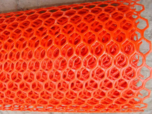 Plastic Material for Snow Fence, Orange Color 